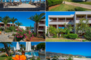 Съемка территории курорта  Malia Beach