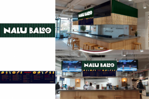 Вывеска и меню NALUBALU