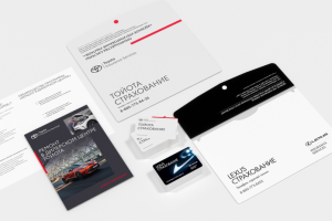 Лифлет папка и пластиковая карта TOYOTA LEXUS