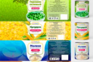 Этикетки на консервы rus+eng