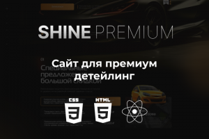 Сайт для премиум детейлинг.