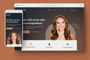 Skin Care landing page  - Shopify