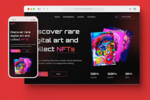 NFT landing page - SHopify
