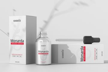 Этикетка и упаковка для масла монарды