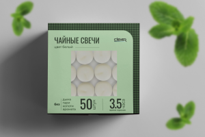 Упаковка для чайных свечей