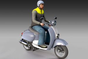 Scooter Man 01