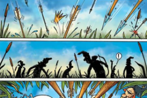 Рекламный комикс для он-лайн казино