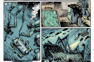 Отрывок комикса к фильму Человек-амфибия