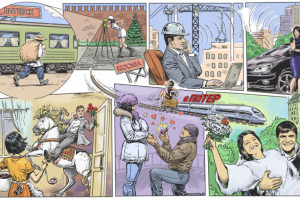 Комикс для интерьера