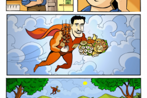 Комикс для грузинского ресторана