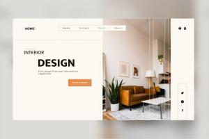 Разработка Landing Page для дизайнеров интерьера
