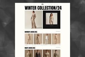 Дизайн для многостраничного сайта магазина одежды