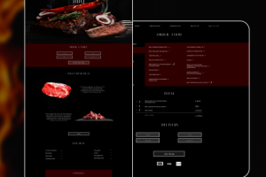 Создание сайта для мясного ресторана