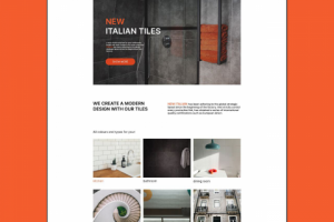 Дизайн для магазина плитки