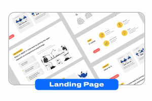 Дизайн Landing Page. Обучающая платформа