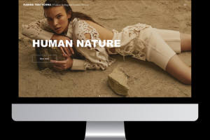 Сайт портфолио для стилиста в Милане