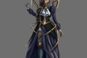 Паучиха-злодейка из Стимпанка (трио)