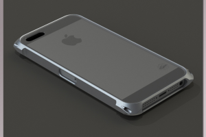 Айфон в защитном окладе из титана(2013г.)