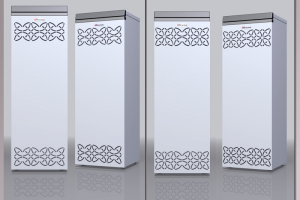 Оформление высечкой газового котла(2010 г.)