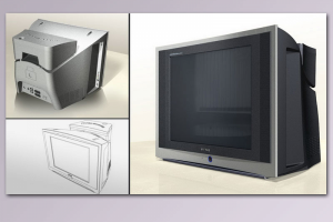 Телевизор с сабвуфером СRYSTAL(2007г.)