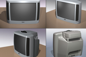 Телевизор с сабвуфером(1999г.)