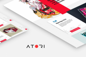 Адаптивный landing page Atori - Поставка товаров из Японии