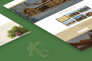 Дизайн сайта Королевский Кедр - Строительство элитных домов