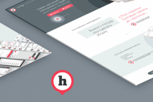 Адаптивный landing page Helpman