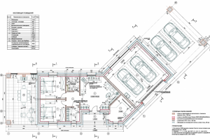 Гостевой дом с гаражем. План. 2022 г.
