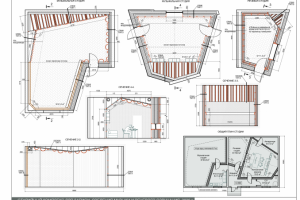 Проект музыкальной студии с расчетом акустики. 2020 г.