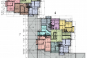 ЖК в г. Симферополь, План типового эт. высотных секций. 2016 г.