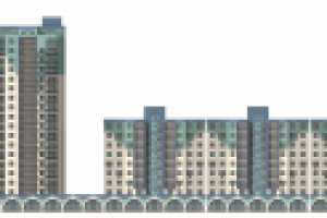 Жилой микрорайон, г. Симферополь, Вариант. 2016 г.