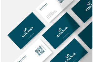 Логотип для финансовой компании IQ FinTech