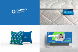 концепция фир.стиля для бренда DIMAX