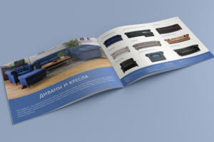 Дизайн каталога мягкой мебели