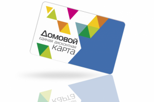 Дизайн пластиковой карты домовой