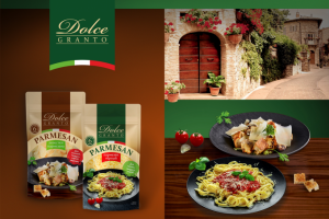 Сыр Пармезан тёртый и в лепестках тм Dolce Granto