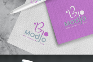 Логотип для центра эстетической медицины Biomodjo