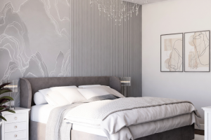 Гостевая комната с ванной в загородном доме