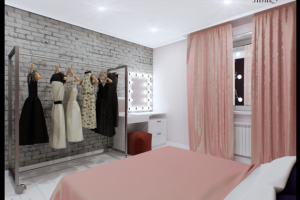 Эскиз Двухкомнатная квартира