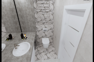 Эскиз  Двухкомнатная квартира