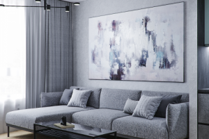 Визуализация гостиной