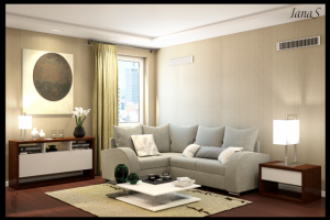 Визуализация мебели в интерьере