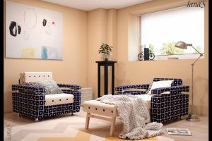 Визуализация мебели в интерьере