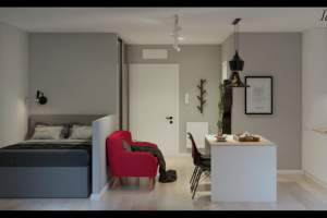 Визуализация квартиры в современном стиле