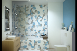 Квартира в скандинавском стиле. Ванная