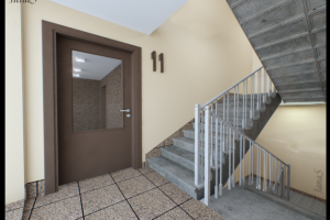 Визуализация подъезда многоквартирного дома