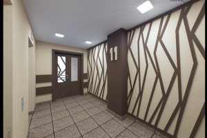 Визуализация подъезда многоквартирного дома