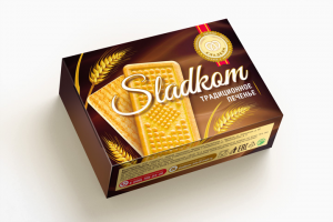 Упаковка печений для фирмы «Сладком»