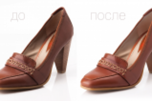 Ретушь обуви